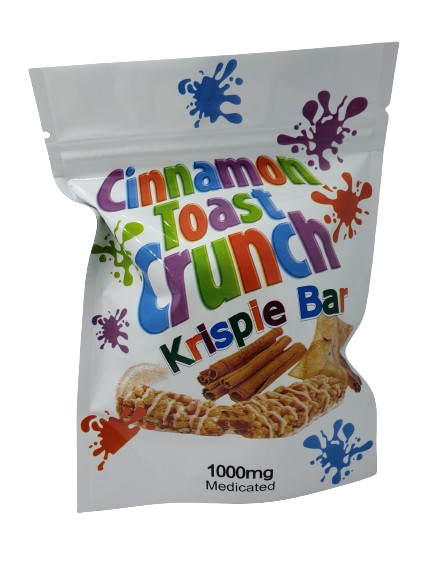 Cinnamon Toast Crunch Cereal Bar 1000MG THC - Buy Delics Canada Cinnamon Toast Crunch Cereal Bar 1000MG THC