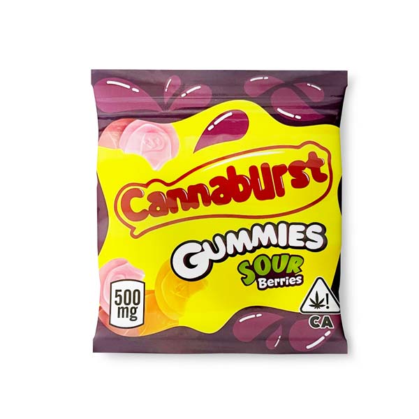 Cannaburst 500MG THC Sour Berries - Buy Delics Canada Cannaburst 500MG THC Sour Berries