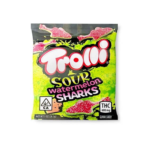 Trlli 600MG THC Sour Watermelon Sharks - Buy Delics Canada Trlli 600MG THC Sour Watermelon Sharks