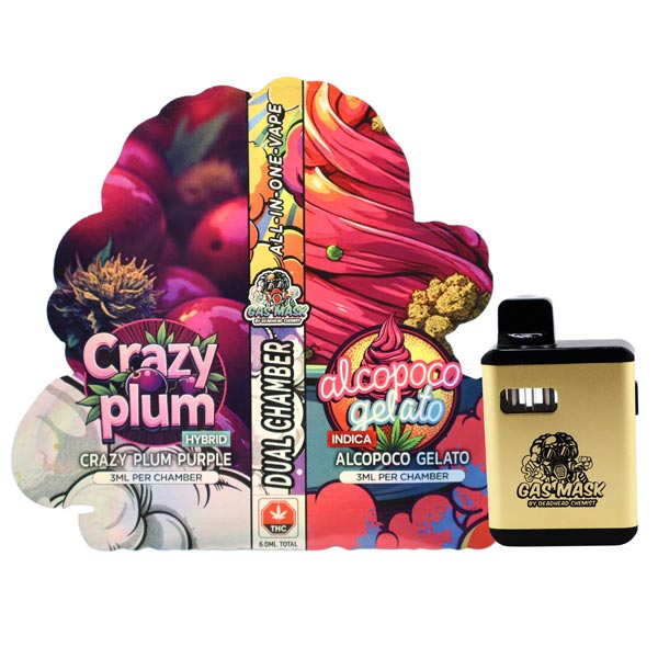 Crazy Plum Purple (hybrid) × Alcopoco Gelato (indica)