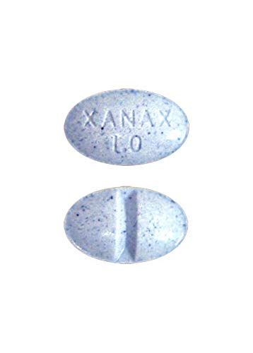 Alternative view of Blue Alprazolam (Xanax) 1mg Rx