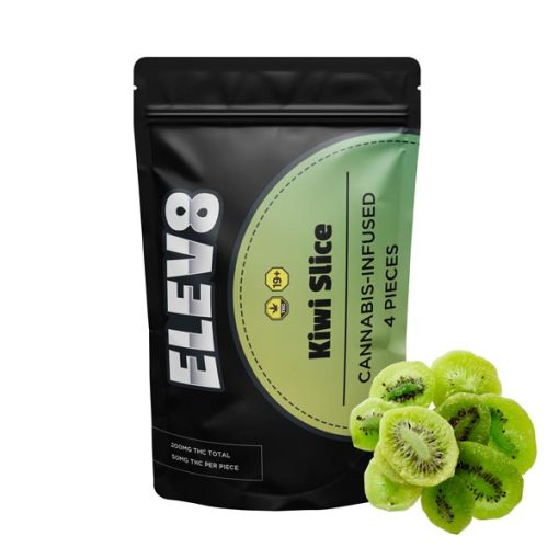 Elev8 – Kiwi Slices 200MG THC - Buy Delics Canada Elev8 – Kiwi Slices 200MG THC