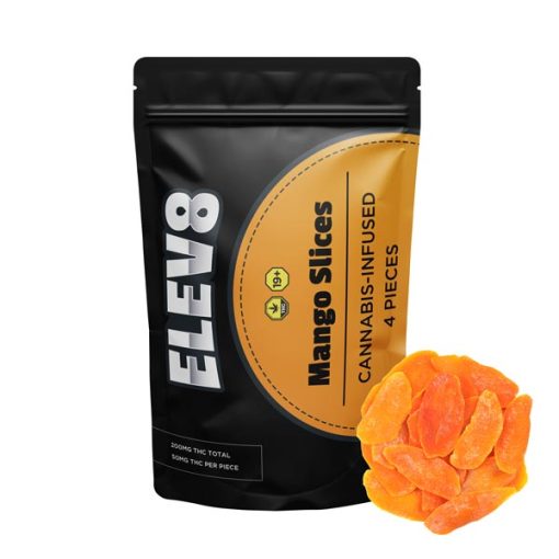 Elev8 – Mango Slices 200MG THC - Buy Delics Canada Elev8 – Mango Slices 200MG THC