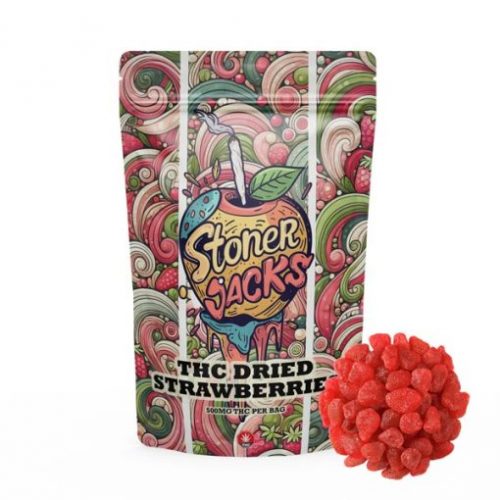 Stoner Jacks – Dried Strawberries 500MG THC