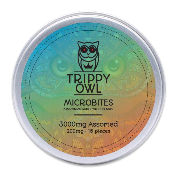Trippy Owl – Microbites Assorted 3000MG - Buy Delics Canada Trippy Owl – Microbites Assorted 3000MG