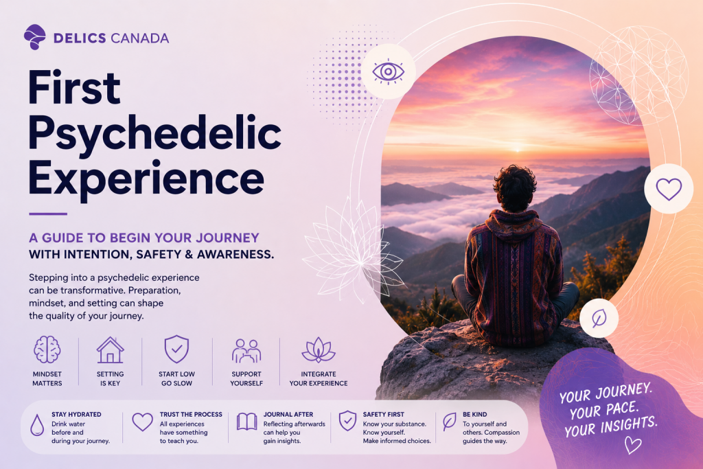 How to Prepare for Your First Psychedelic Experience: A Comprehensive Guide - Buy Delics Canada How to Prepare for Your First Psychedelic Experience: A Comprehensive Guide - Buy Delics Canada
